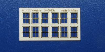 M 00-33c OO gauge kit of 12 square windows